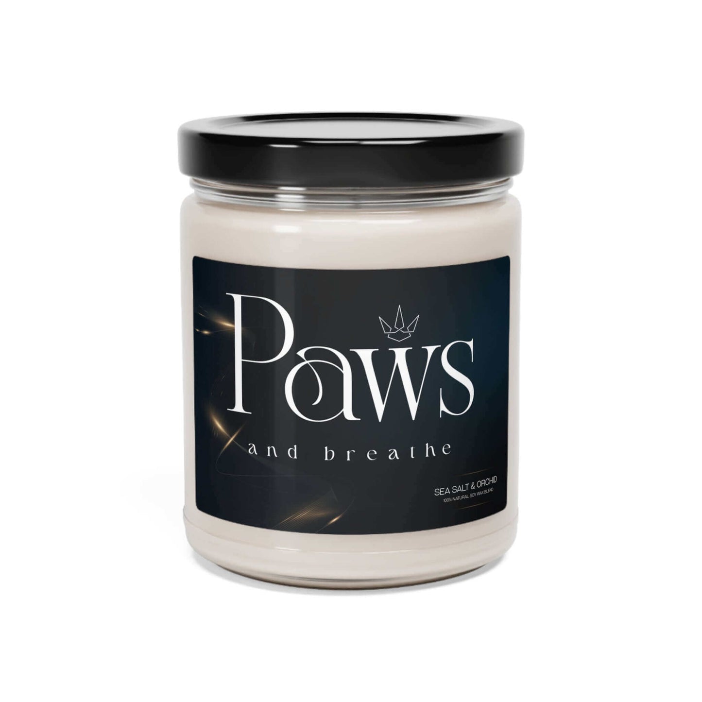 Paws & Breathe Soy Candle Sea Salt & Orchid