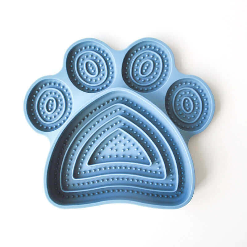 Anxiety Relief Silicone Slow Feeder Lick Mat - Blue