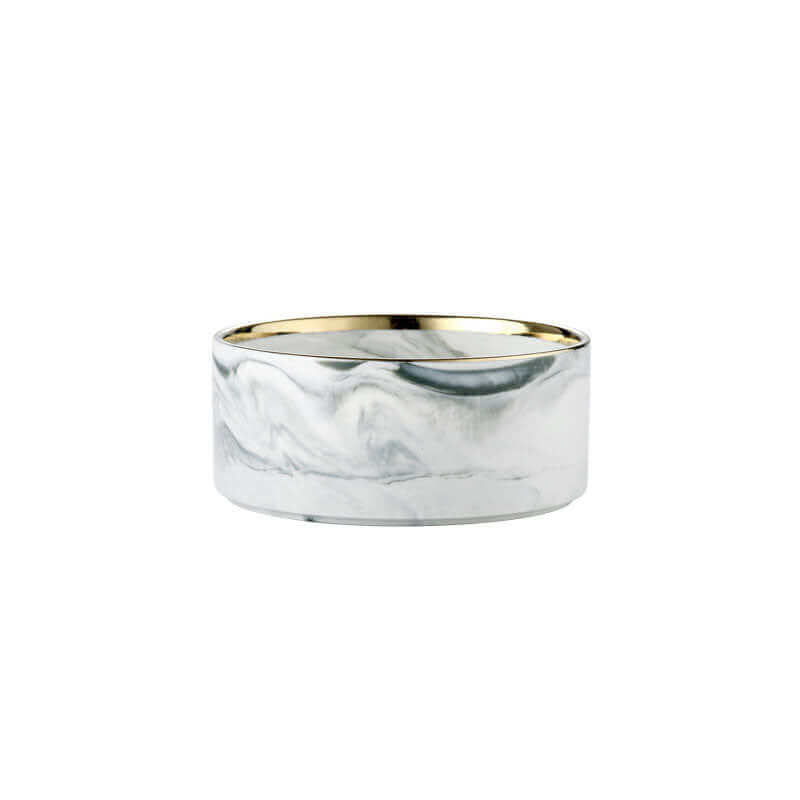 Elevated Marble Pet Bowl