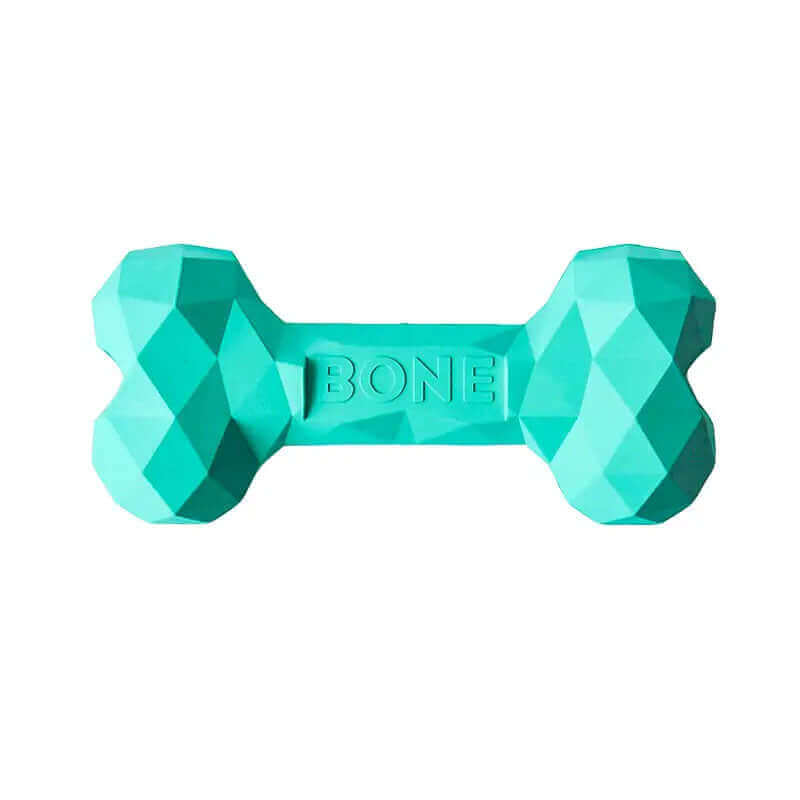 Natural Rubber Geometric Shape Dog Bone