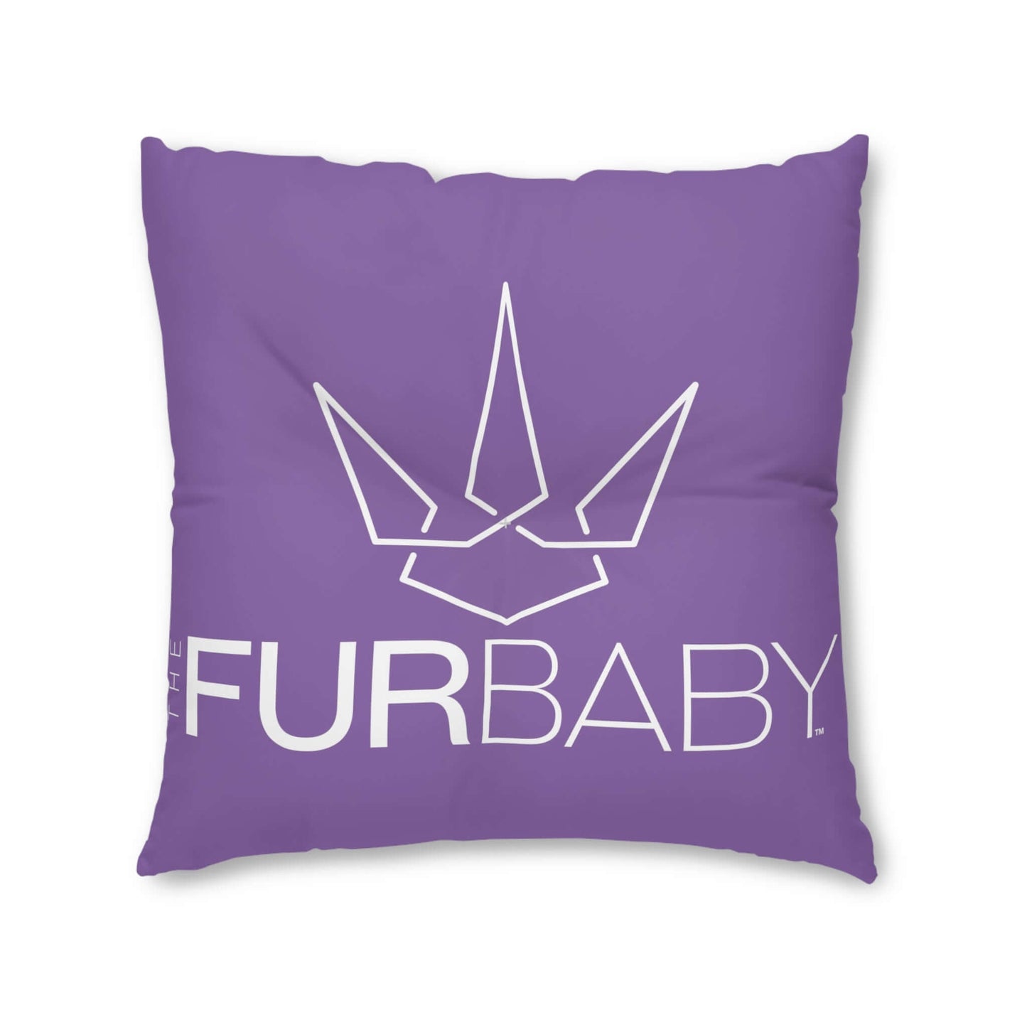 The Fur Baby Square Pet Bed Lilac