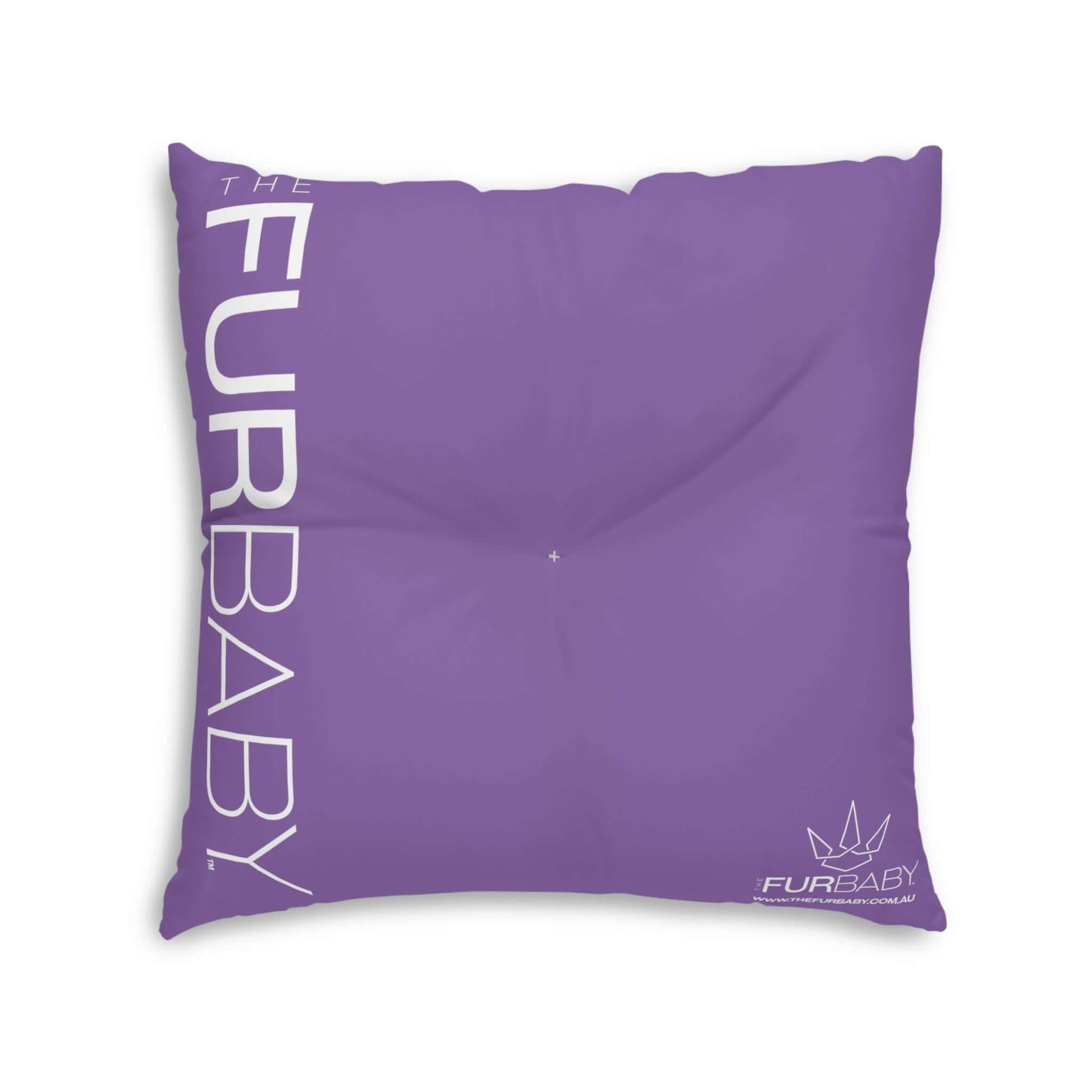 The Fur Baby Square Pet Bed Lilac