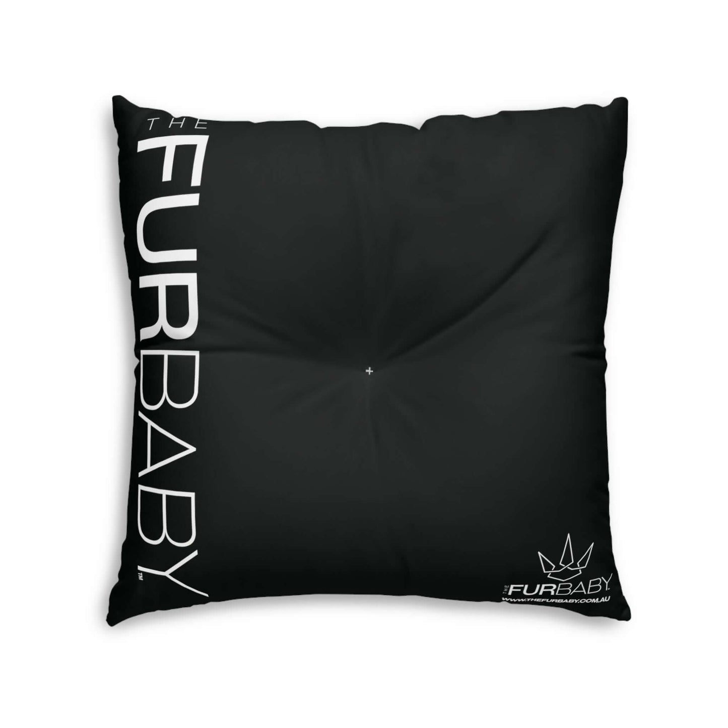 The Fur Baby Square Pet Bed Midnight