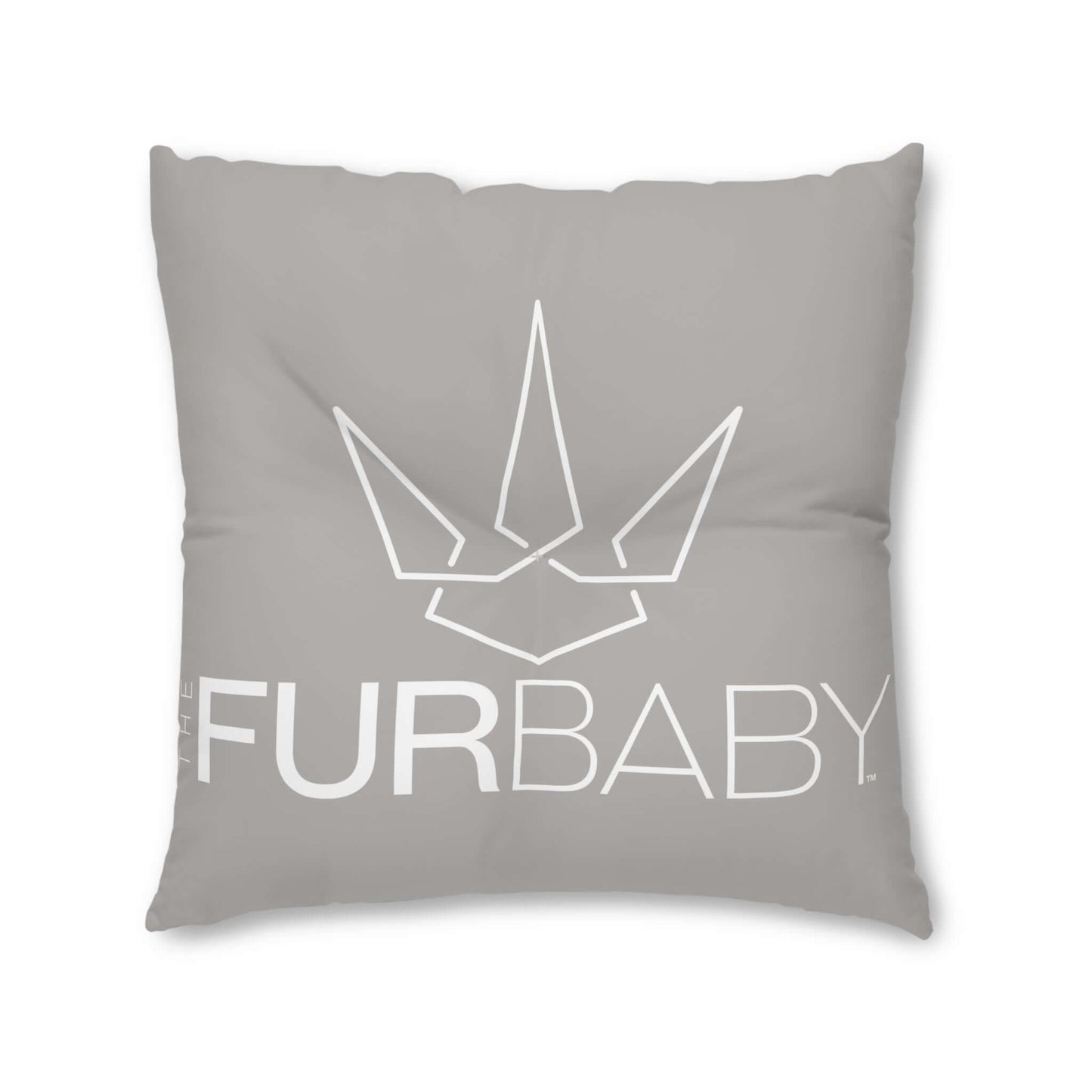 The Fur Baby Square Pet Bed Smokey