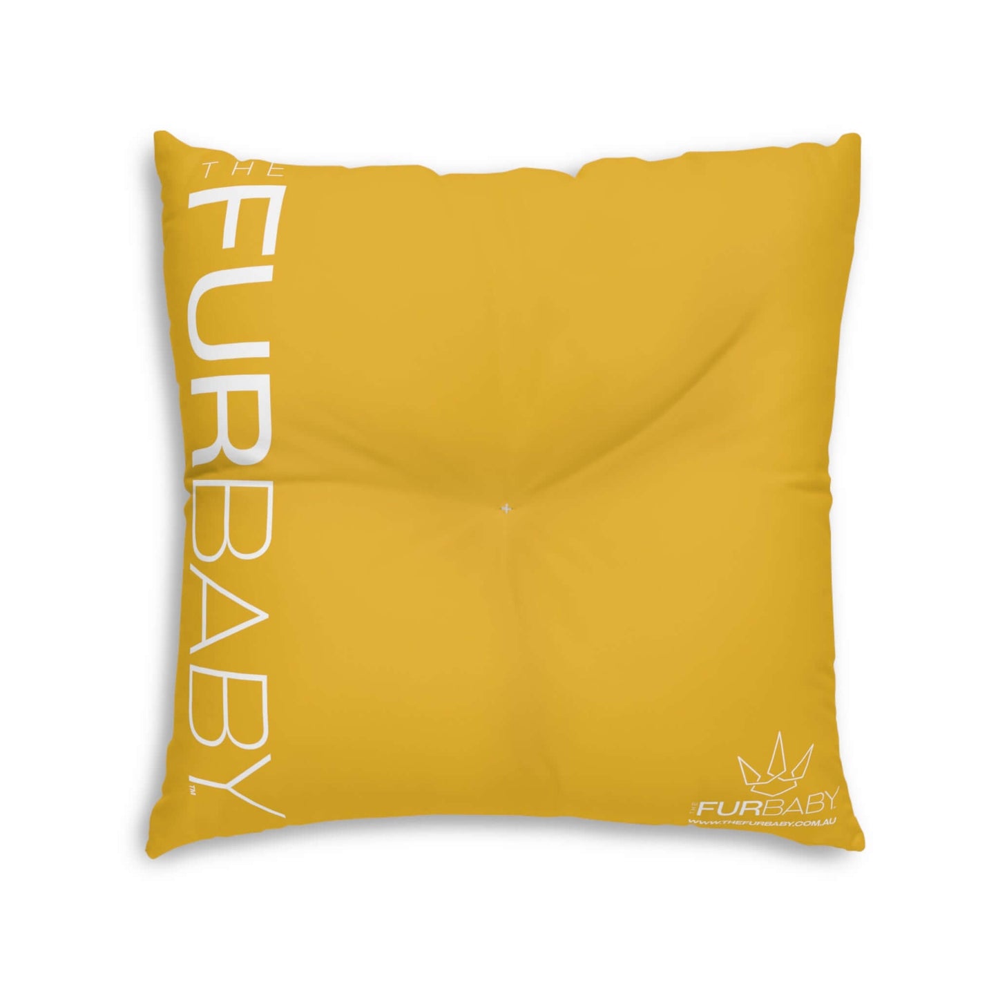 The Fur Baby Square Pet Bed Sunshine
