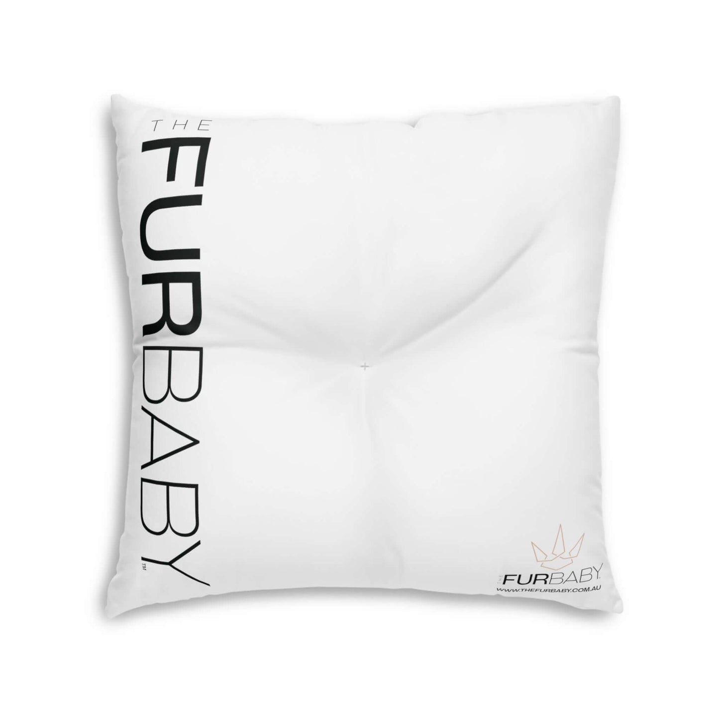 The Fur Baby Square Pet Bed White