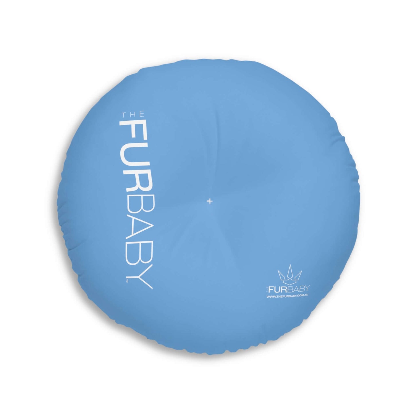Pet Bed Pillow Round Baby Blue
