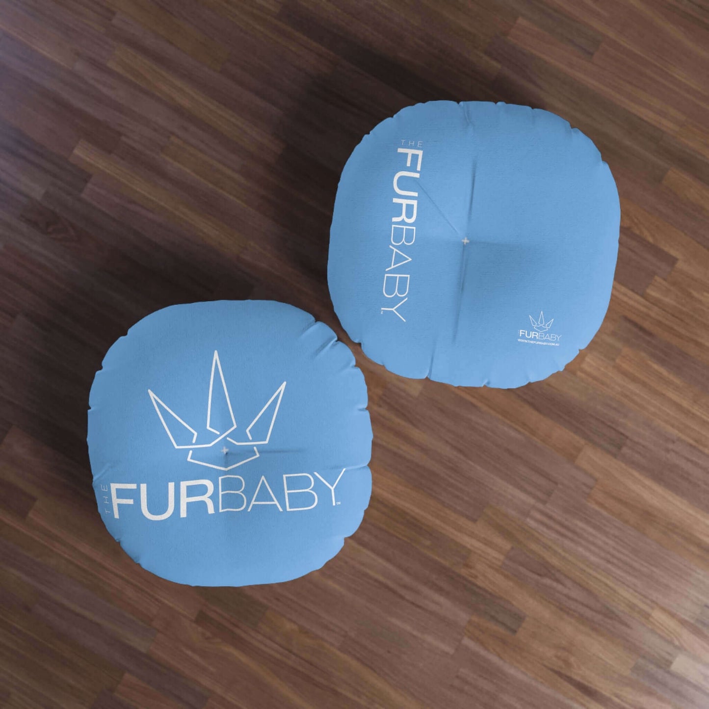 Pet Bed Pillow Round Baby Blue