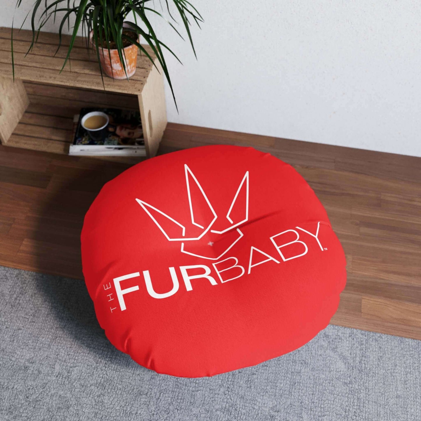 Pet Bed Pillow Round Candy Apple