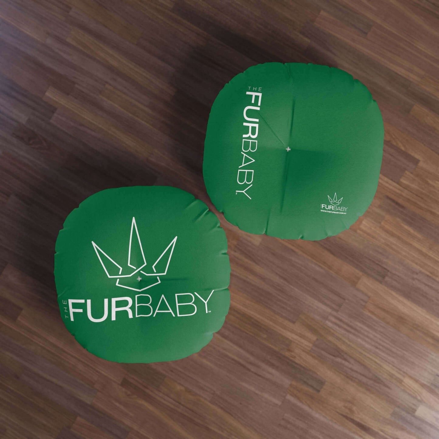 Pet Bed Pillow Round Green