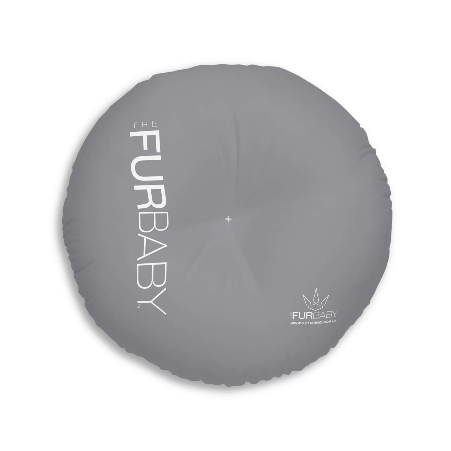 Pet Bed Pillow Round Grey Pebble
