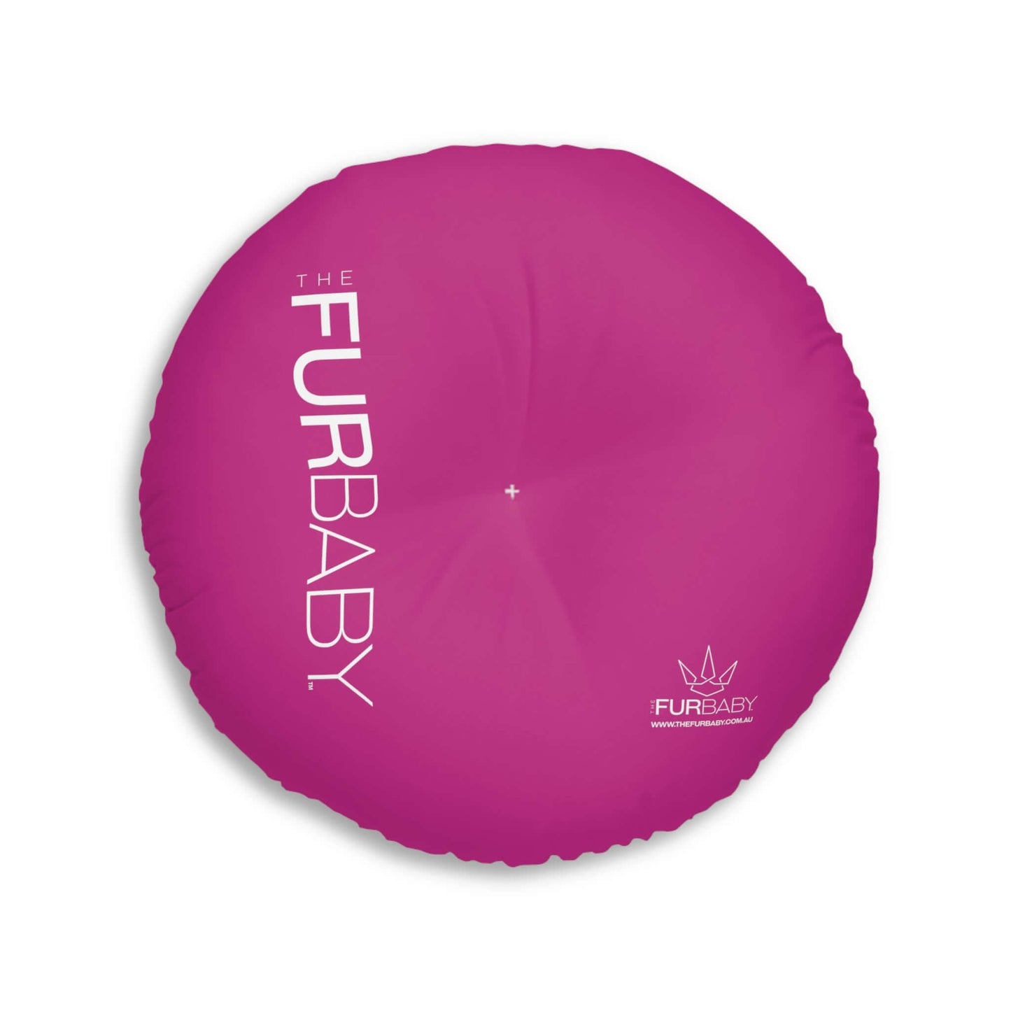 Pet Bed Pillow Round Magenta