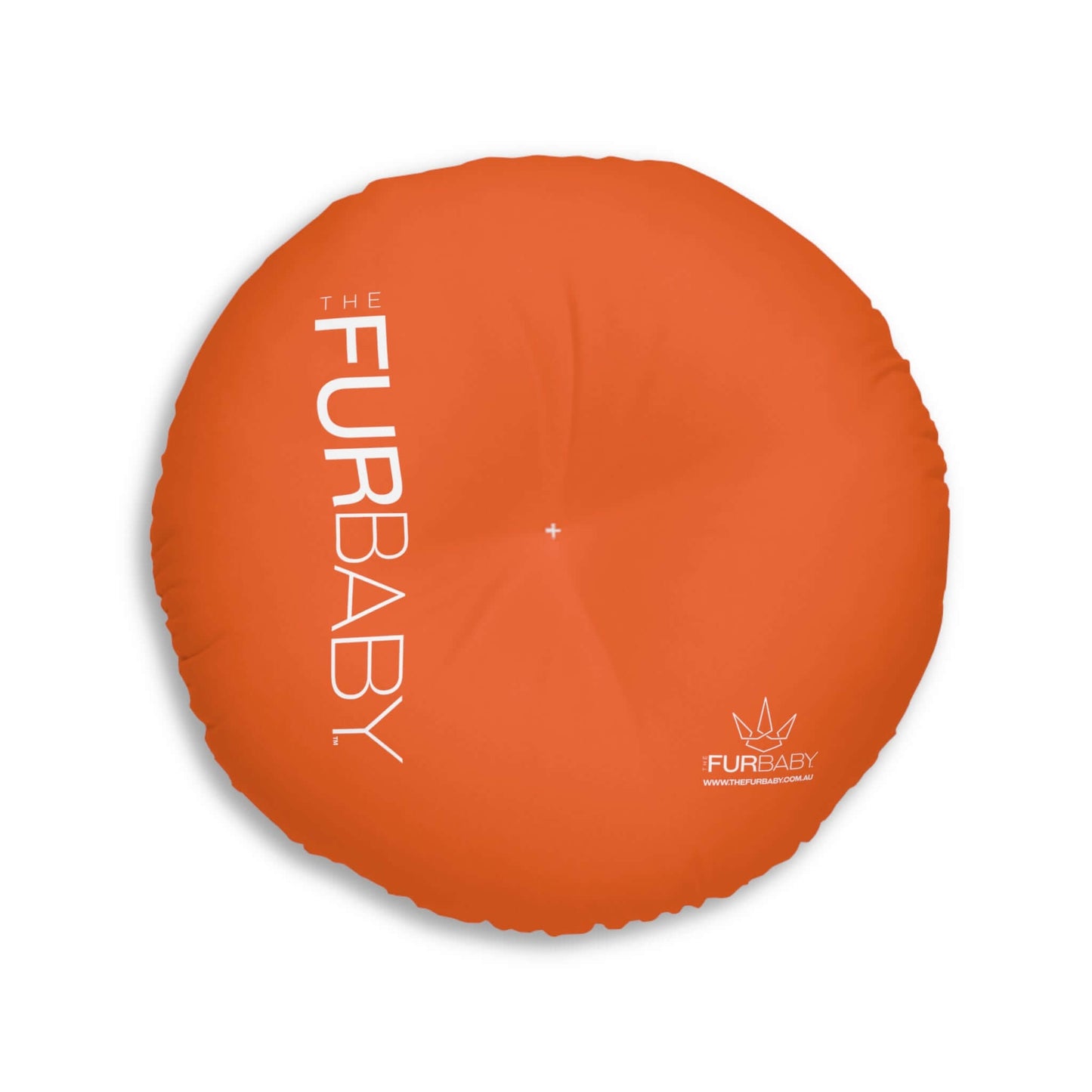 Pet Bed Pillow Round Orange