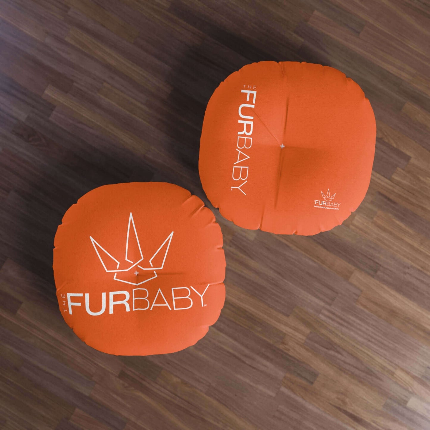 Pet Bed Pillow Round Orange