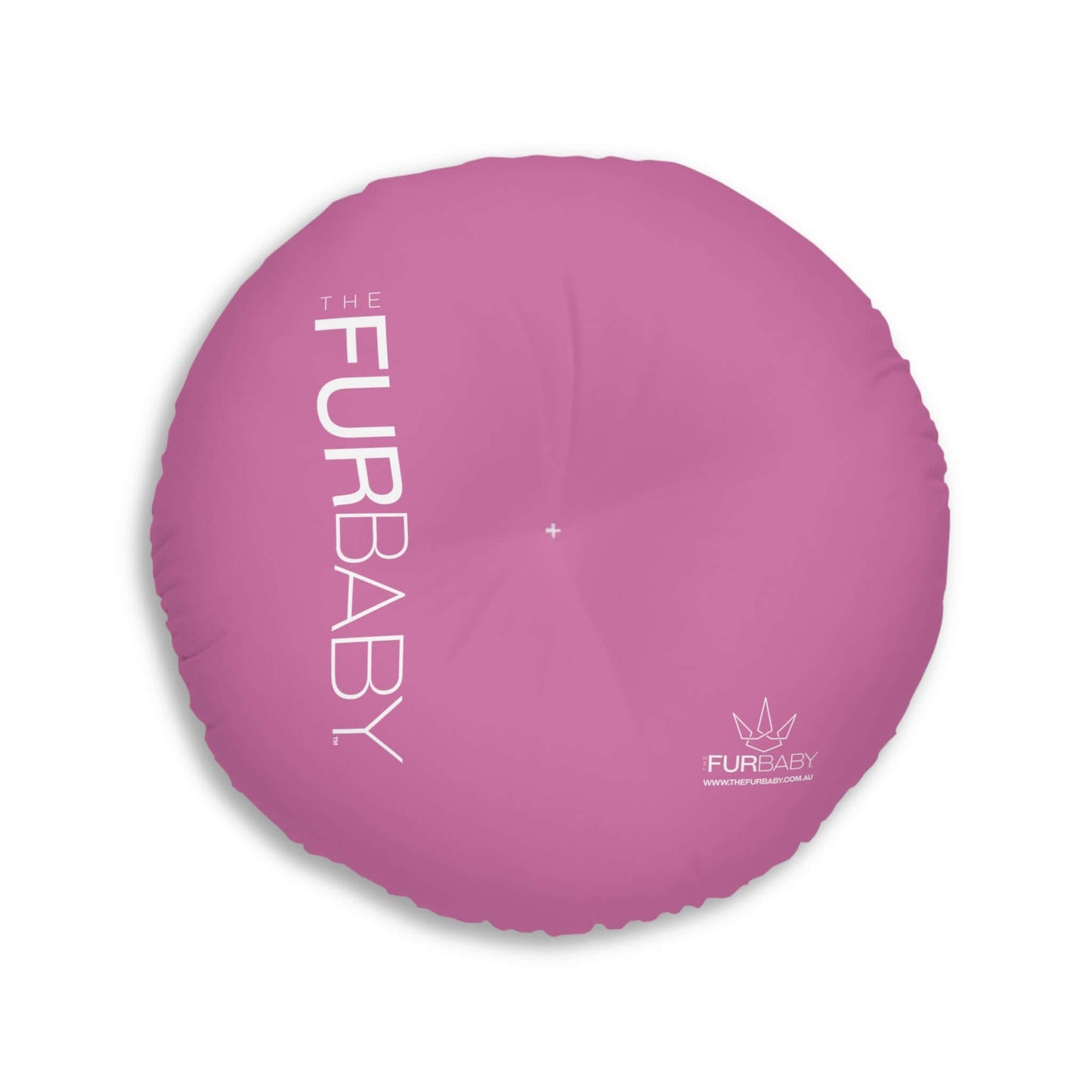 Pet Bed Pillow Round Pink