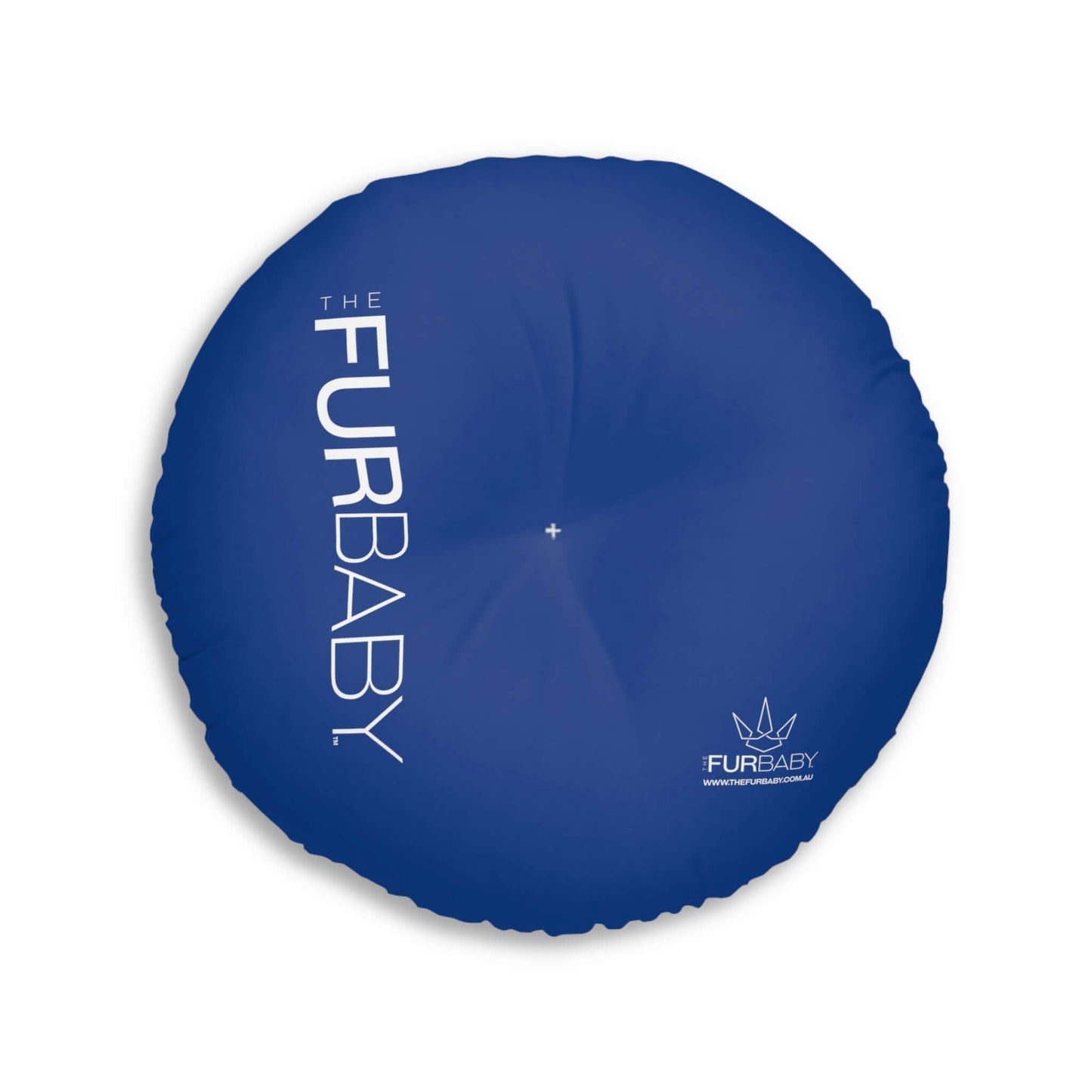 Pet Bed Pillow Round Royal Blue
