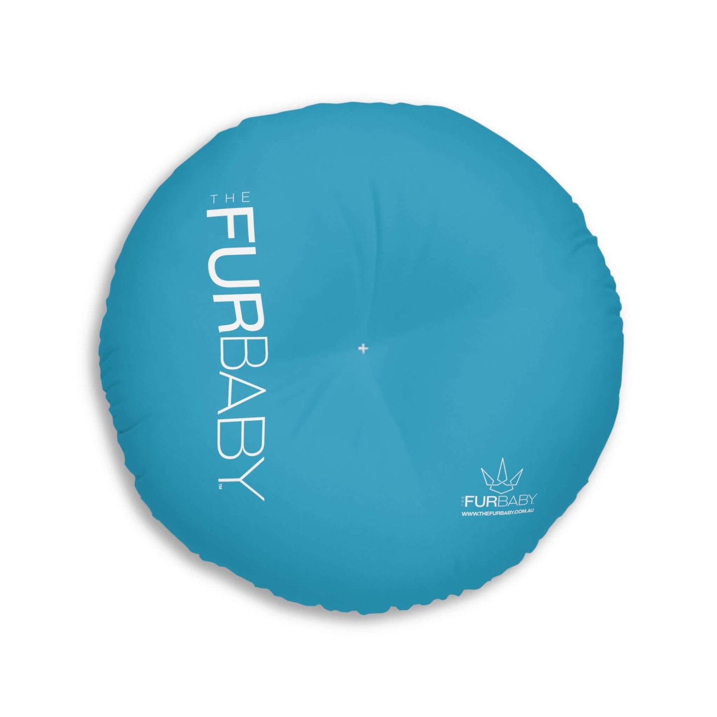 Pet Bed Pillow Round Turquoise