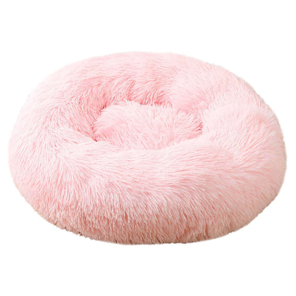 Calming Donut Dog Bed Pink