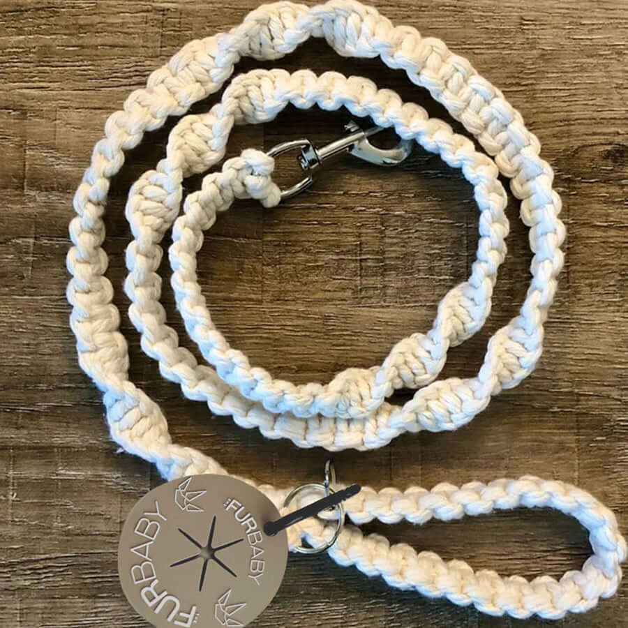 Handmade Macrame Dog Lead 100% Cotton