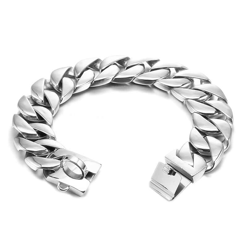 Cuban Dog Collar 32mm Steel