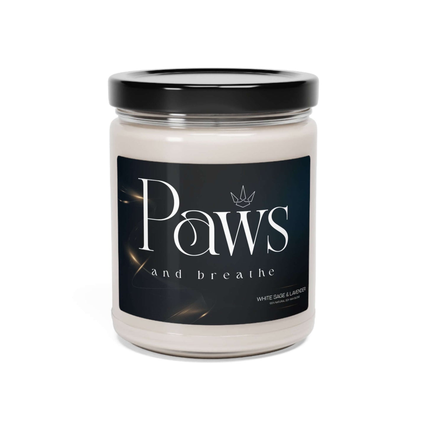 Paws & Breathe Soy Candle White Sage & Lavender