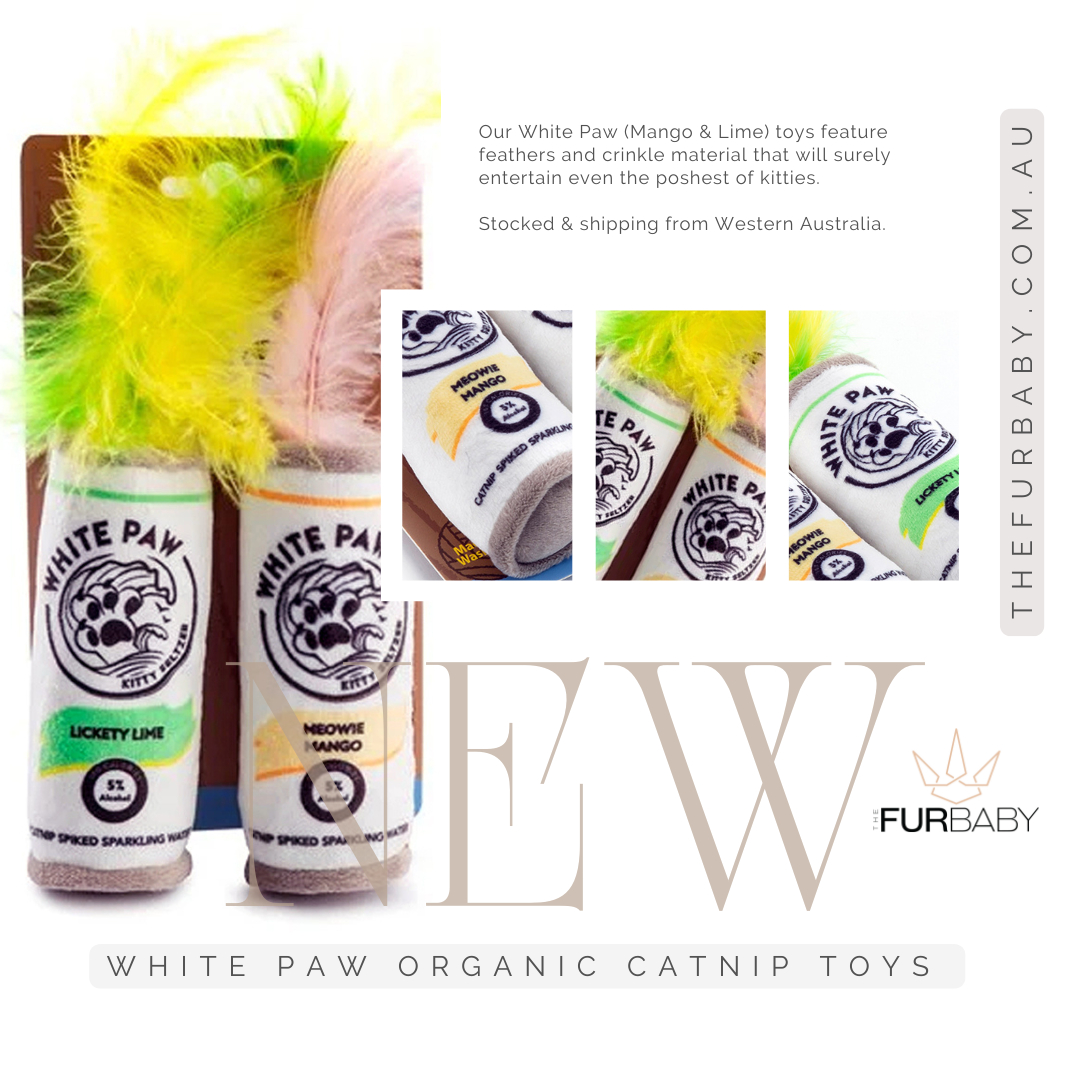 White Paw Organic Catnip Toys