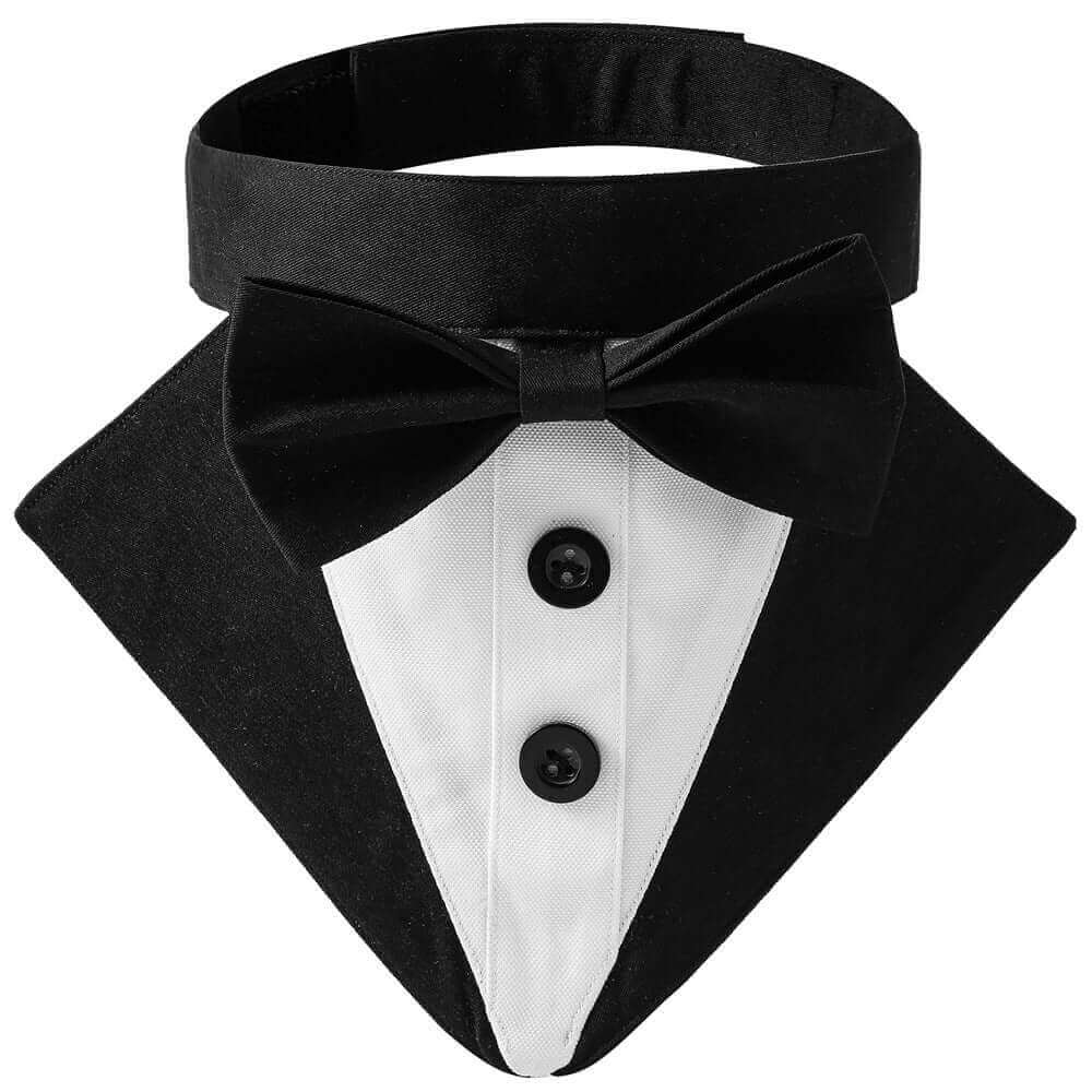 Dog Tuxedo Collar Black