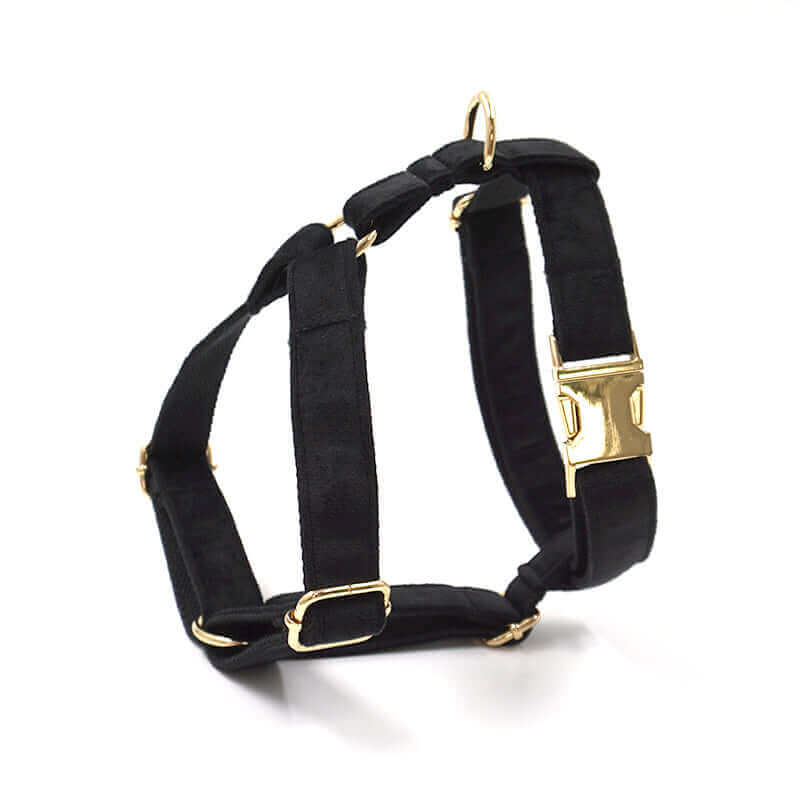 Velvet Harness Set Black
