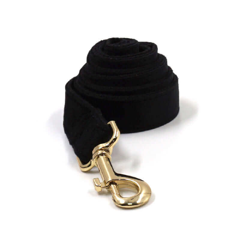 Velvet Harness Set Leash Black