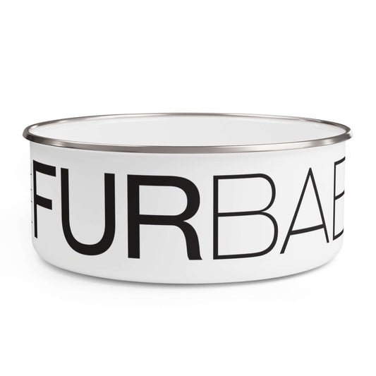 The Fur Baby Enamel Bowl