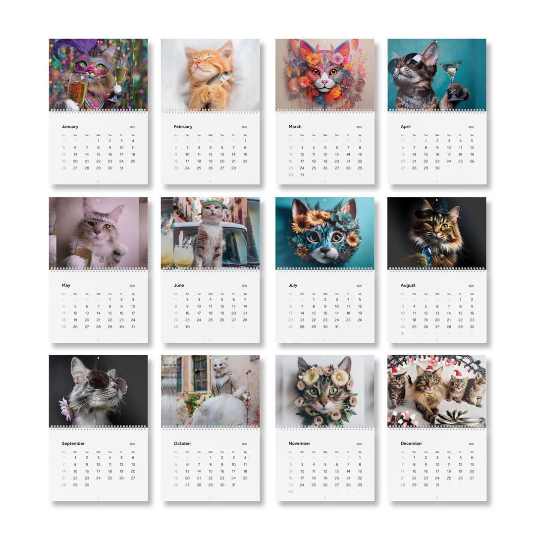 The Fur Baby 2025 Wall Calendar