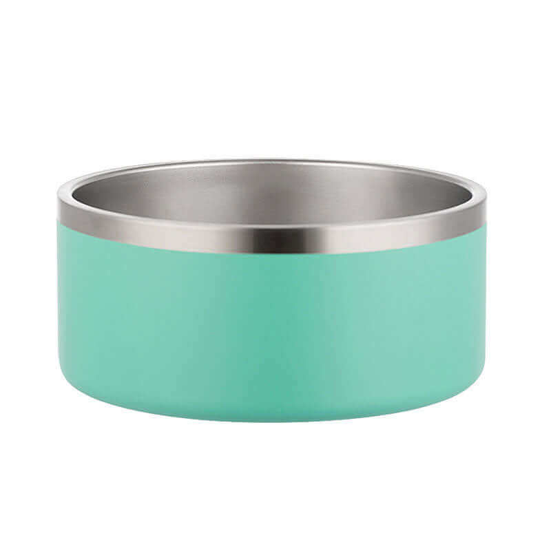 Double Wall Stainless Steel Pet Bowl - Mint