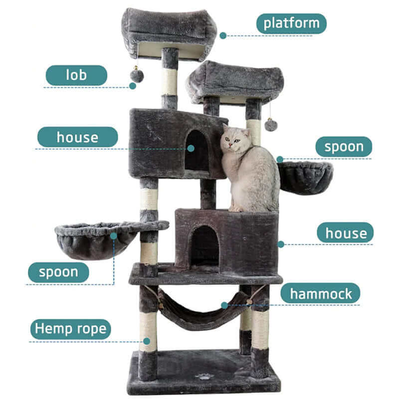 Luxury Plush Cat Tree